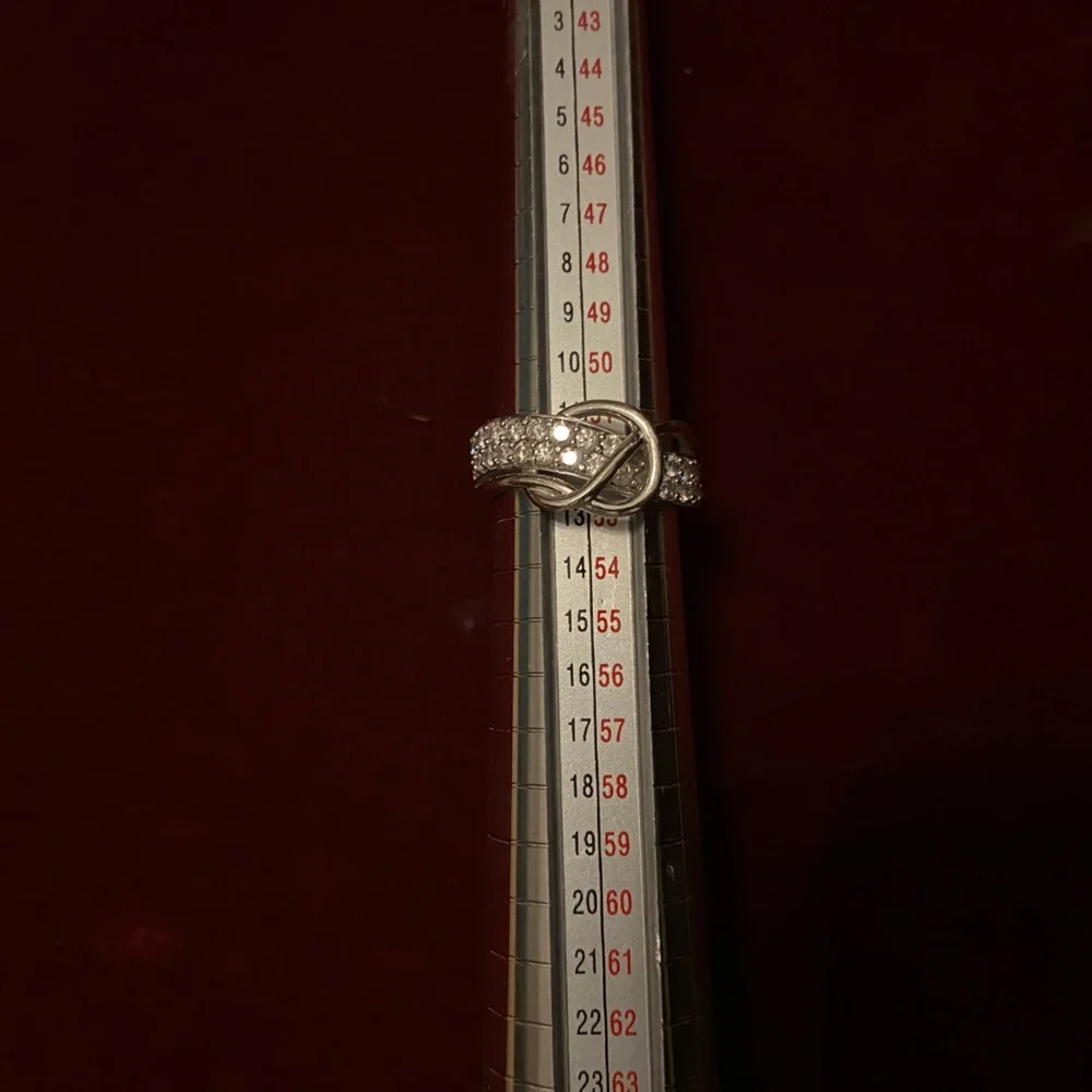 Le Vian 14 Karat White Gold Pretzel Ring - Picture 3 of 15